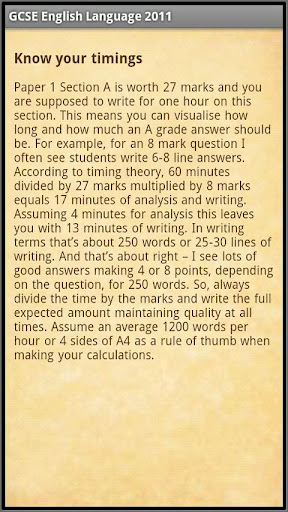 【免費教育App】GCSE English Language 2011-APP點子