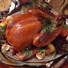 Honey-Brined Turkey with Giblet Cream Gravy
