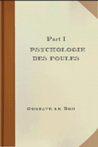 Psychologie des foules - I