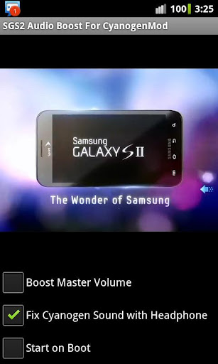 Sound Fix For Cyanogen