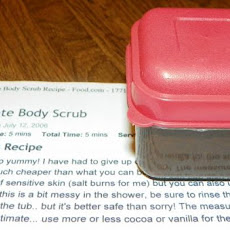 Chocolate Body Scrub