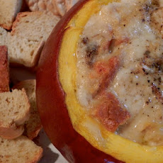 Ooey gooey pumpkin fondue