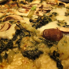 Swiss Chard Artichoke Pizza