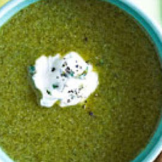 Cream of Broccoli and Spinach Soup