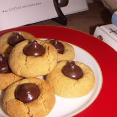 Peanut Butter-Hershey's Kisses Cookies