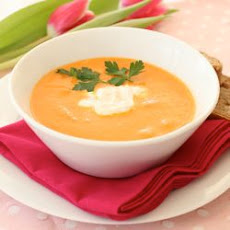 Roasted Tomato Soup with Chipotle Cream