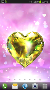 How to install Live Diamonds-3D: Heart FREE lastet apk for pc