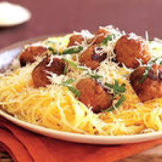 Spaghetti Squash and Meatballs