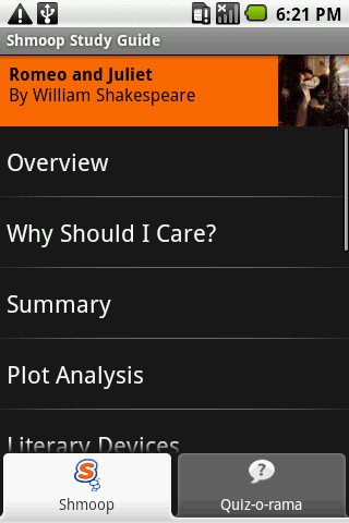 【免費書籍App】Romeo and Juliet: Shmoop Guide-APP點子