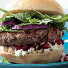Pomegranate-Feta Burgers