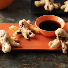 Tempura Octopus Hot Dog Bites