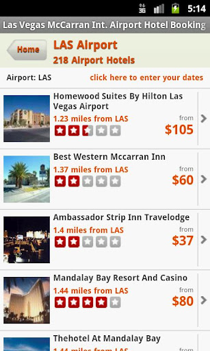 Hotels Near Las Vegas Airport