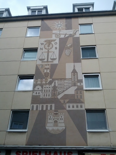 Historisches Wandbild von Wels