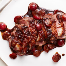 Melissa Clark's Seared Duck Breast with Garam Masala and Grapes