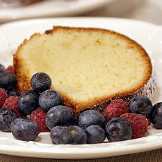 Cream Cheese Pound Cake with David