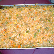 Brindy's Birthday Turkey Spiral Pasta Dinner Bake