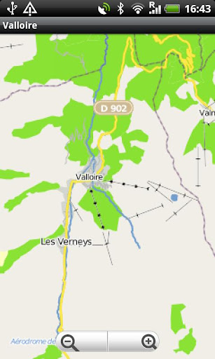 Valloire Street Map