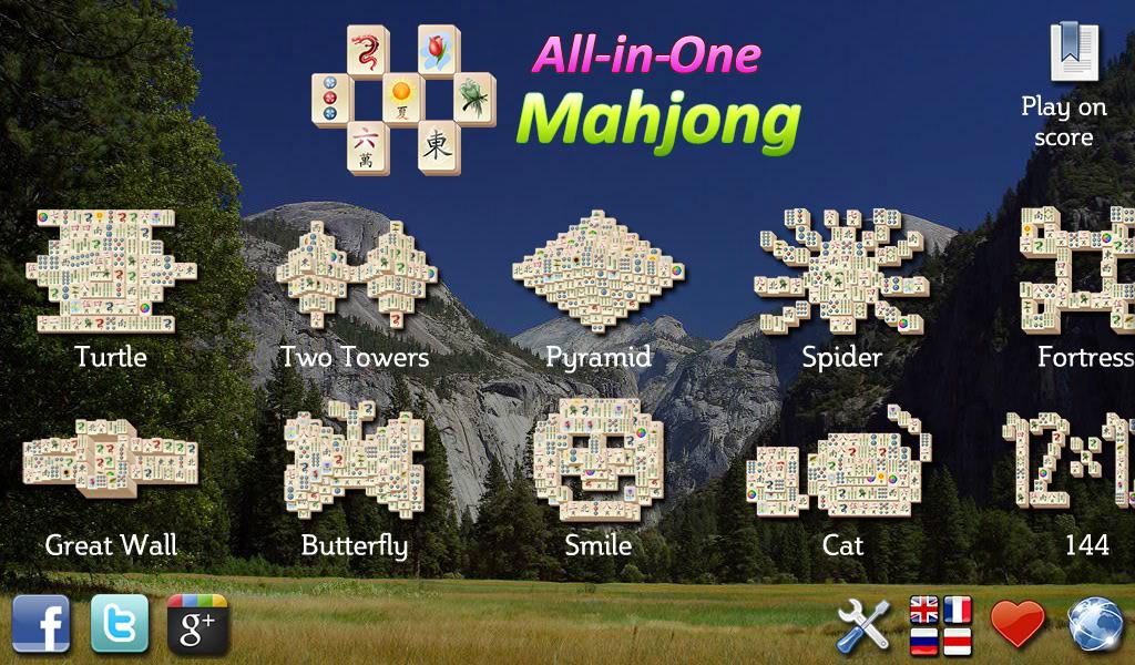 Android application All-in-One Mahjong Pro screenshort