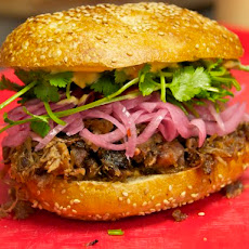 The Spicy Pork Torta from Cutty's
