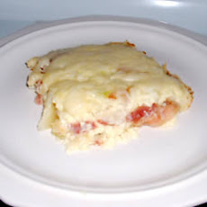 Fluffy Baked Eggs and Bacon