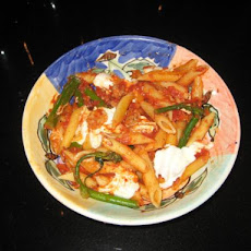 Sausage, Mozzarella, Broccolini and Penne Pasta