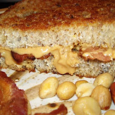 Grilled Peanut Butter and Bacon Sandwich