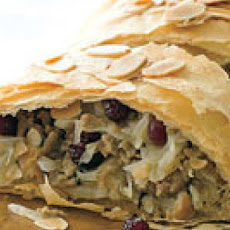 Turkey-Cranberry Strudel