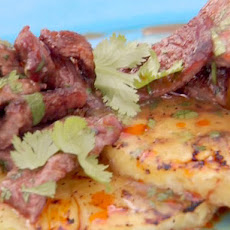 Grilled Short Ribs with Grilled Pineapple and Pineapple-Habanero Sauce