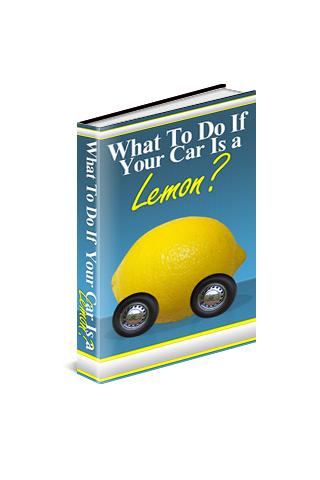 If Your Car is a Lemon