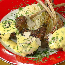 Baby Lamb Chops with Mint Hollandaise