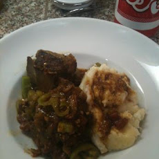 Beef Short Ribs in Chipotle and Green Chili Sauce