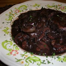 Filet Mignon with Mushroom-Cabernet Gravy