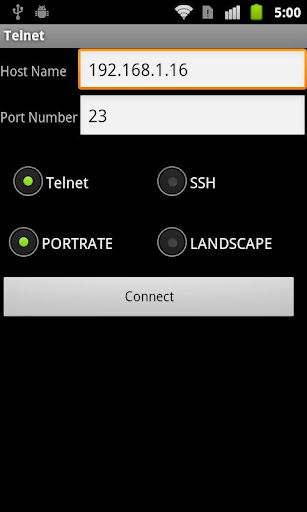 Telnet SSH Simple Client