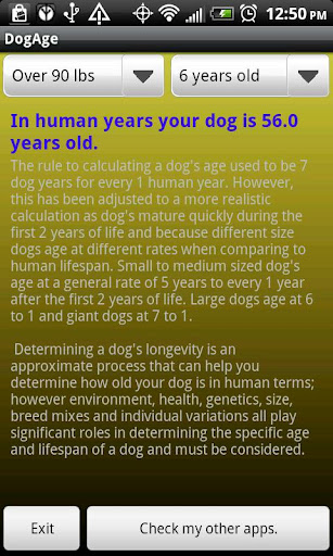 【免費工具App】Dog Age Calculator-APP點子