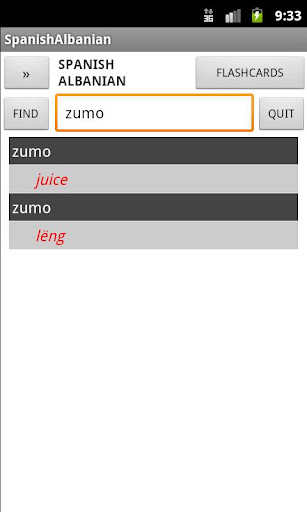 Albanian Spanish Dictionary