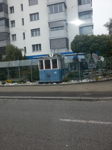 Tram Blue Art