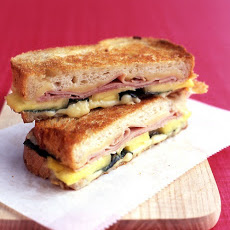 Grilled Ham and Cheese with Pineapple
