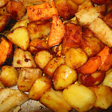 Two-Tone Roasted Potatoes