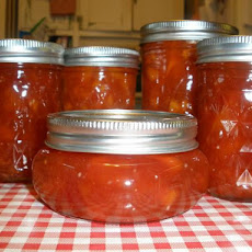 Peach Conserve with Rum