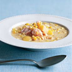 Coconut, Shrimp, and Corn Chowder
