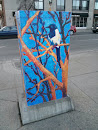 Magpie on a Tree - Painted Box