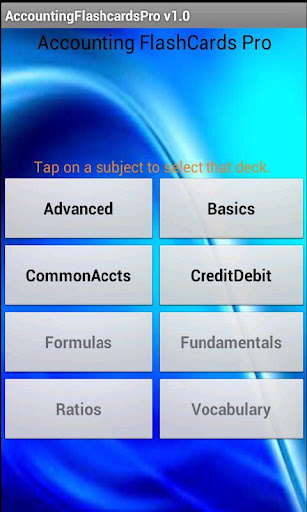 Accounting Flashcards Pro