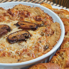 Hot Cheesy Mushroom Dip