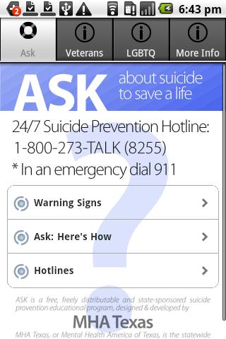 Ask Prevent Suicide