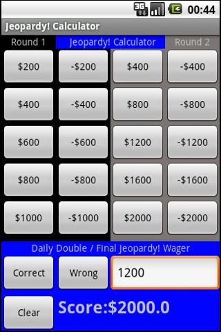 【免費工具App】Jeopardy! Calculator-APP點子