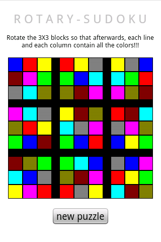 Rotary Sudoku