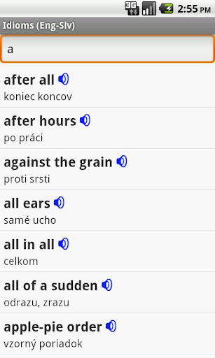 English-Slovak Idioms