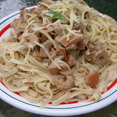 Easy Shrimp Pasta for Two