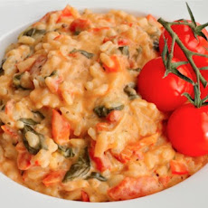 Creamy Goat Cheese Risotto