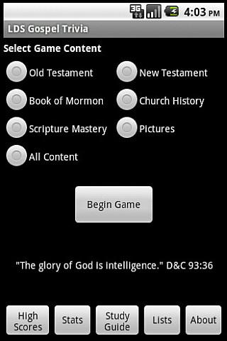 LDS Gospel Trivia